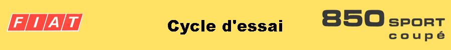 Cycle d'essai