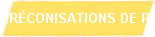 PRCONISATIONS DE RAVITAILLEMENTS