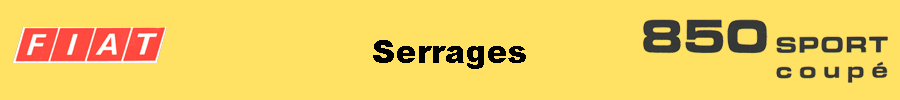 Serrages